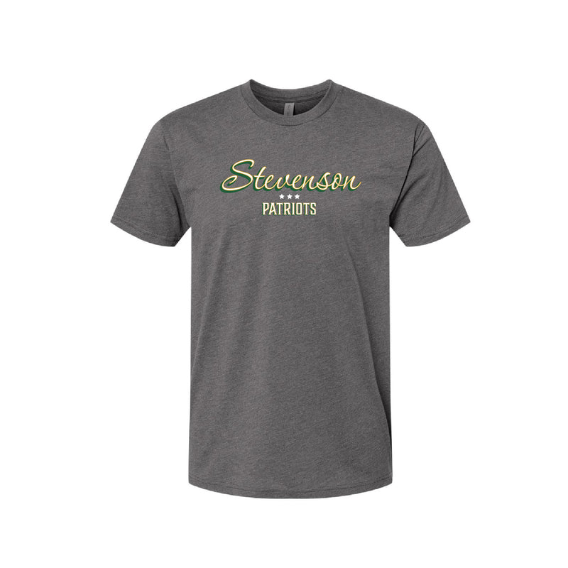 Stevenson T-Box Script Logo