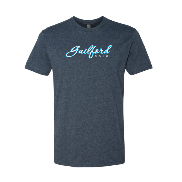 Guilford T-Shirt Script Heather Navy