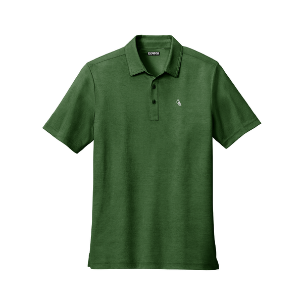 3 Over Performance Golf Polo - Green Heather