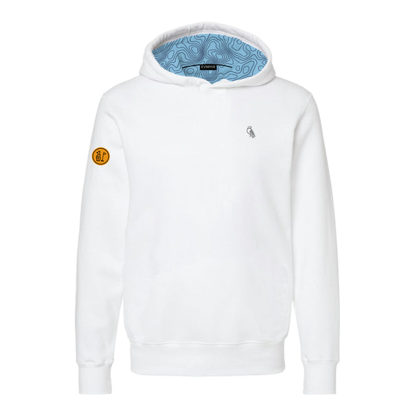 JT BIRDIE PERFORMANCE HOODIE WHITE LITE